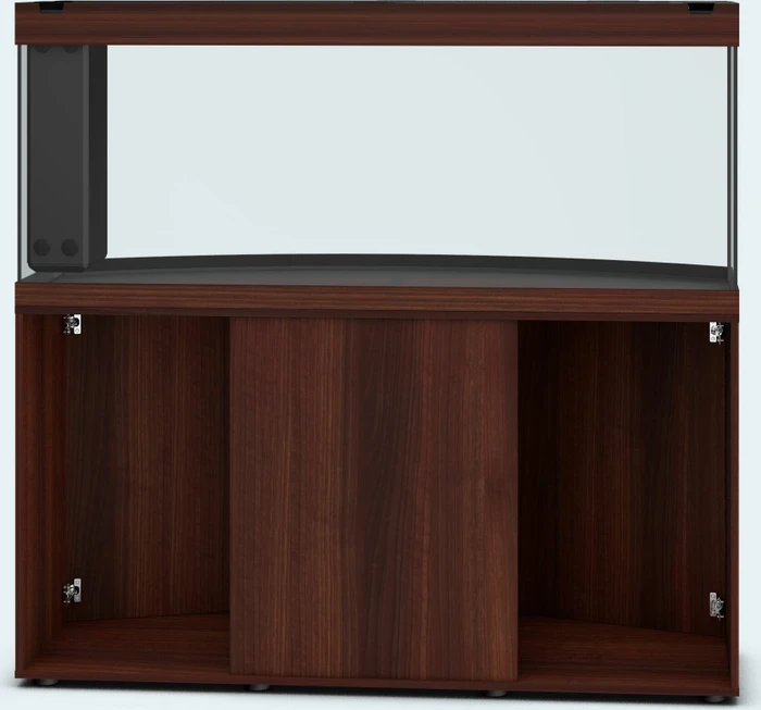 Juwel Vision 450 LED Aquarium-Set mit Unterschrank, dunkles Holz/dunkles Holz, 450l