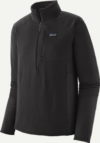 Patagonia R1 Fleece Funktionsshirt langarm schwarz (Herren)