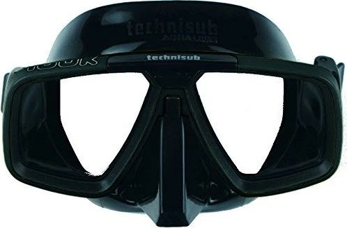 Aqualung Look Zweiglasmaske schwarz
