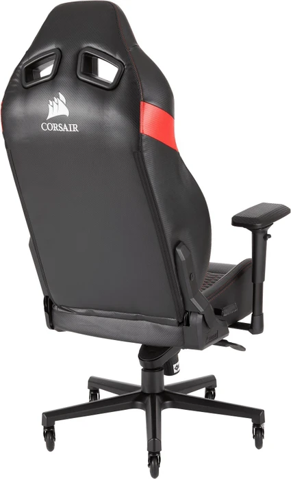 Corsair T2 Road Warrior Gamingstuhl, schwarz/rot