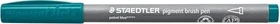 Staedtler pigment brush pen 371 petrol