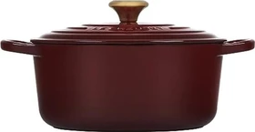 Le Creuset Signature Gusseisen Bräter rund 22cm 3.3l garnet