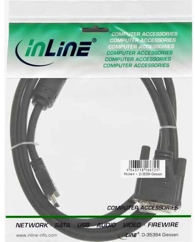 InLine HDMI/DVI Adapterkabel, 2m