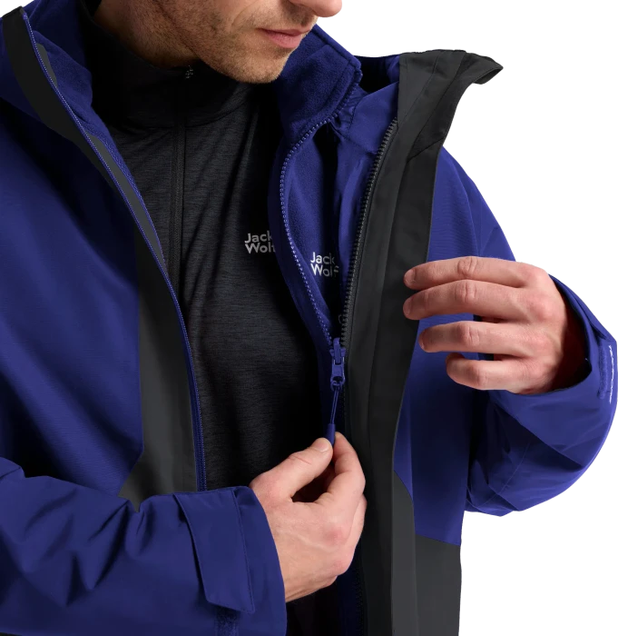 Jack Wolfskin Stonetrail 3in1 Funktionsjacke phantom (Herren)