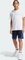 adidas Training Aeroready Heather Trainingshose kurz legend ink/lucid blue/reflective silver (Junior) Vorschaubild