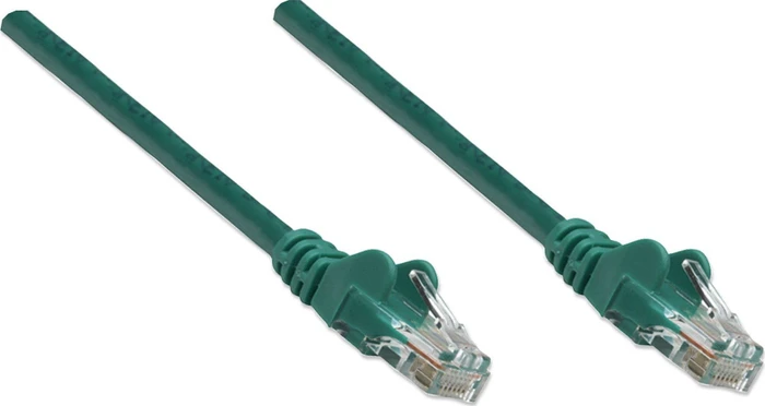 Intellinet Patchkabel, Cat5e, U/UTP, RJ-45/RJ-45, 3m, grün