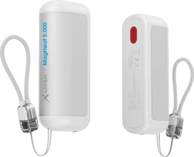 XLayer Powerbank mit Handwämer 10000mAh weiß
