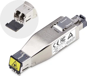 StarTech Medienkonverter Dongle, RJ-45, LC-Duplex SM 10km (D01ML55P-FIBER-MEDIA)