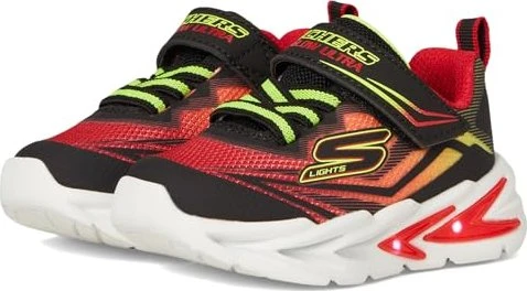 Skechers Flex Glow Ultra schwarz/rot (Junior)