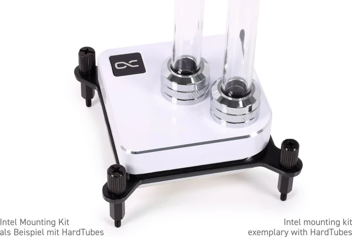 Alphacool Core 1 White, Messing/Nickel