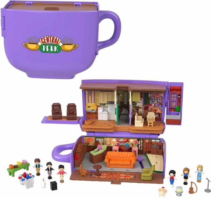 Mattel Polly Pocket - Friends Schatulle - Central-Perk-Kaffeetasse