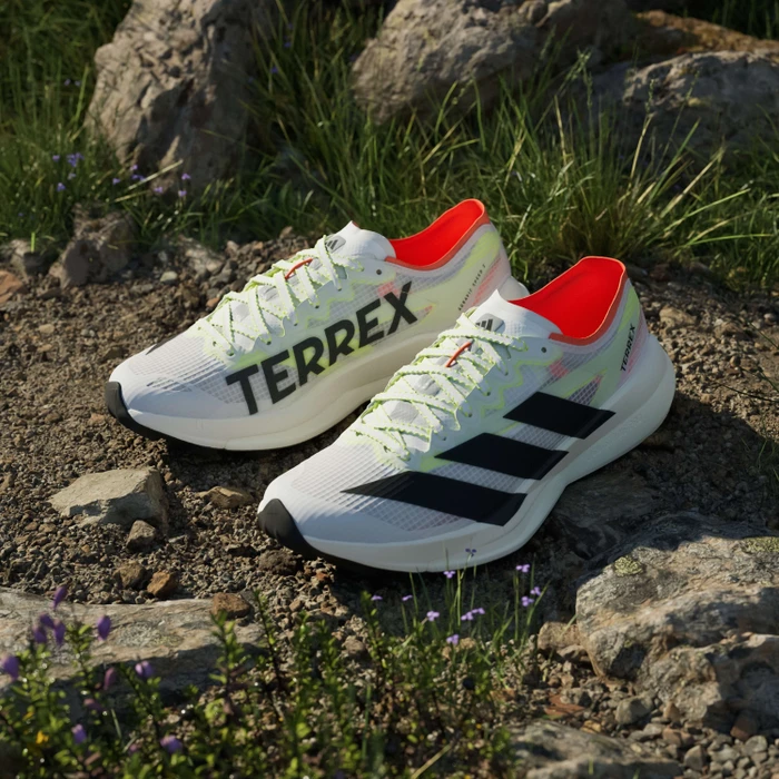 adidas Terrex Agravic Speed 2 cloud white/core black/semi impact orange (Herren)