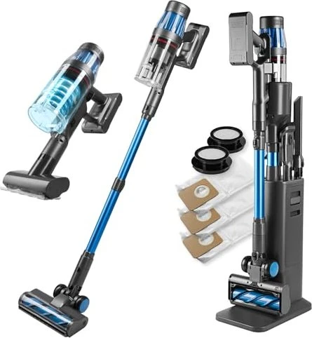CLEANmaxx AeroTech 500 Akku-Handstaubsauger inkl. Absaugstation