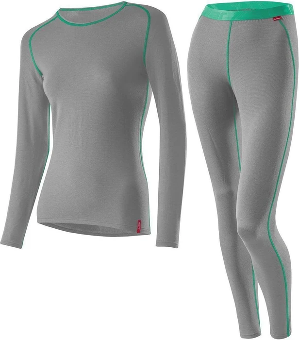 Löffler Transtex Warm Shirt und Hose Set langarm grau (Herren)