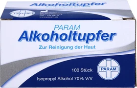 Param Alkoholtupfer zur Hautdesinfektion, 100 Stück