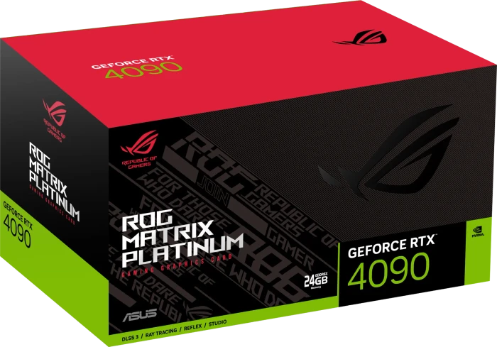 ASUS ROG Matrix GeForce RTX 4090 Platinum, ROG-MATRIX-RTX4090-P24G-GAMING, 24GB GDDR6X, 2x HDMI, 3x DP