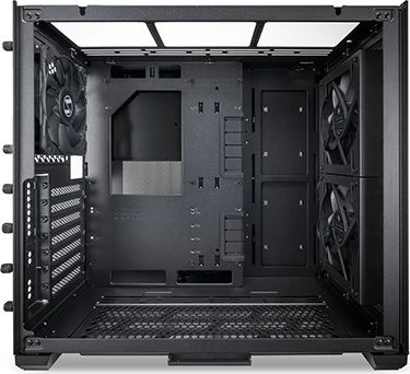 Lian Li O11 Air Mini, schwarz, Glasfenster