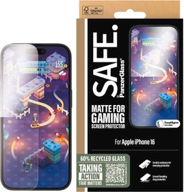 PanzerGlass Safe Gaming Screen Protector Ultra-Wide Fit für Apple iPhone 16