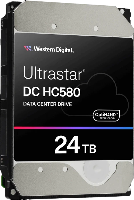 Western Digital Ultrastar DC HC580 24TB, SE, 24/7, 512e / 3.5" / SATA 6Gb/s