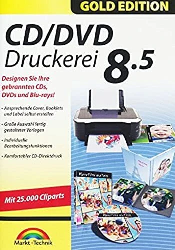 Markt+Technik CD/DVD Druckerei 8 (deutsch) (PC)