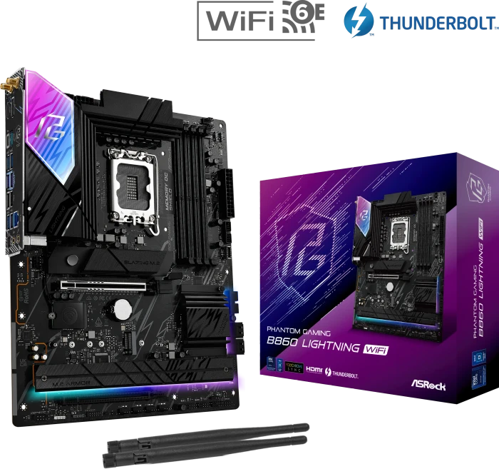 ASRock Phantom Gaming B860 Lightning WiFi (Intel 1851)