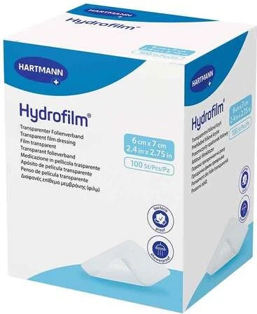 Hartmann Hydrofilm Transparentverband, 6 x 7cm, 100 Stück