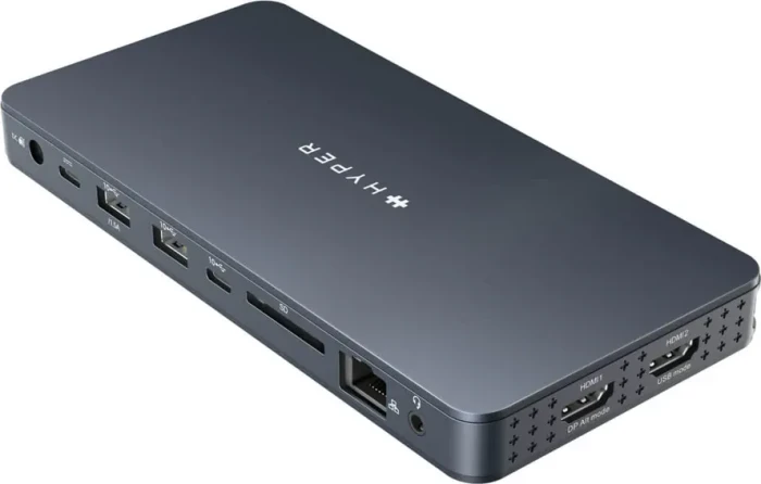Hyper HyperDrive 10-Port USB-C Docking Station, anthrazit, USB-C 3.1 [Buchse]
