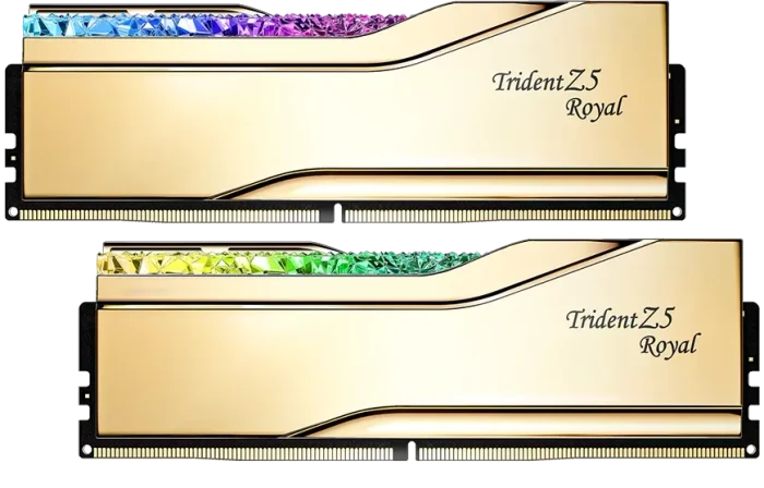 G.Skill Trident Z5 Royal RGB Gold UDIMM 32GB Kit, DDR5-6000, CL28-36-36-96