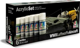 Italeri WWII Luftwaffe Aircraft Farbset, 6-tlg.
