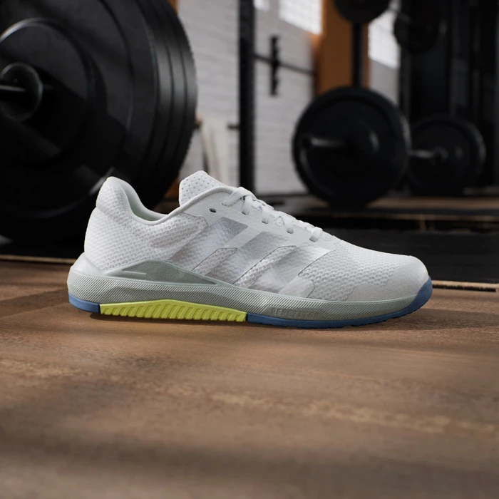 adidas Dropset Base cloud white/matte silver/wonder sage (Damen)