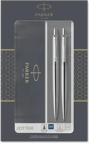 Parker Jotter, Stainless Steel, 2 Stück