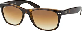 Ray-Ban RB2132 New Wayfarer Classic 58mm polished light havana/light brown gradient