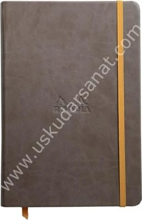 Rhodia Rhodiarama Notizbuch, A5, liniert, Hardcover, braun, 96 Blatt