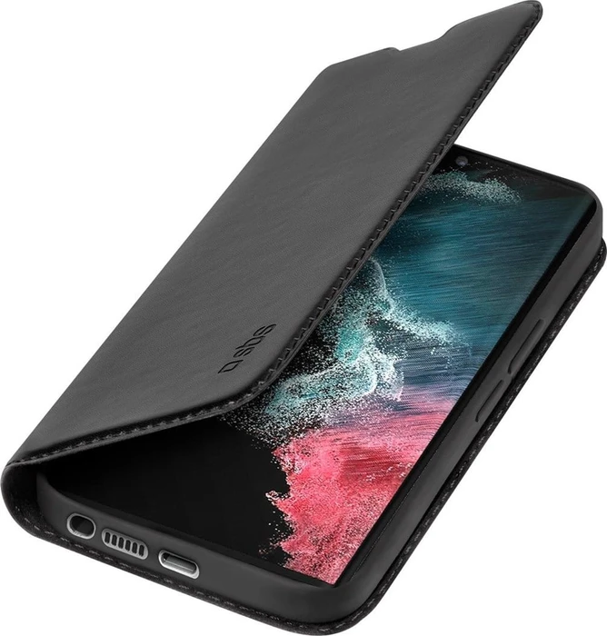 SBS Mobile Book Wallet Lite für Samsung Galaxy S23 Ultra schwarz