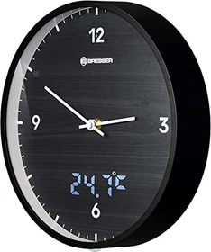 Bresser MyTime LEDsec schwarz
