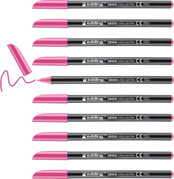 edding 1200 neon pink, 10er-Pack