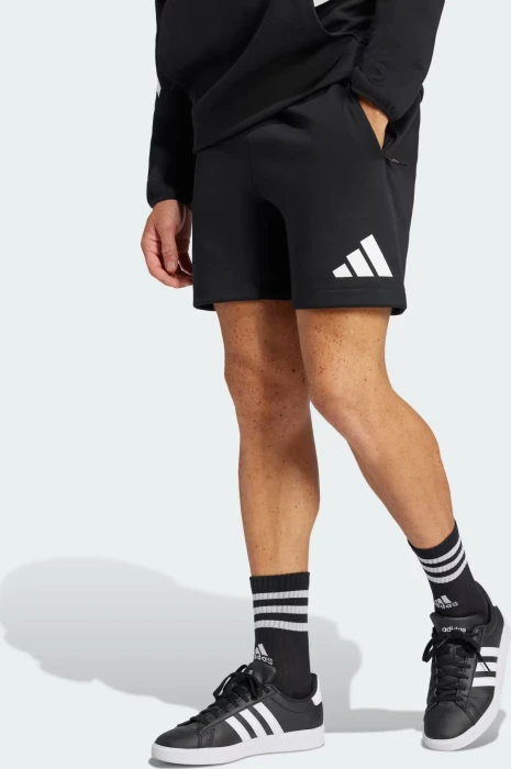 adidas Z.N.E. Trainingshose kurz schwarz/weiß (Herren)