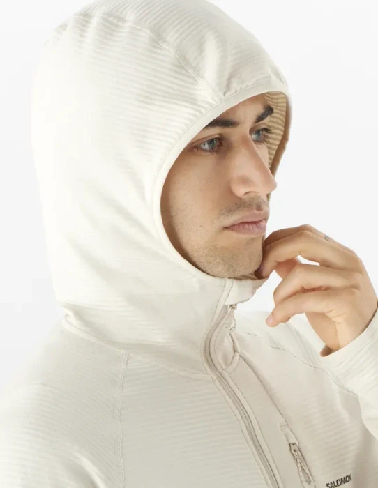 Salomon Essential Lightwarm Hooded Jacke rainy day (Herren)