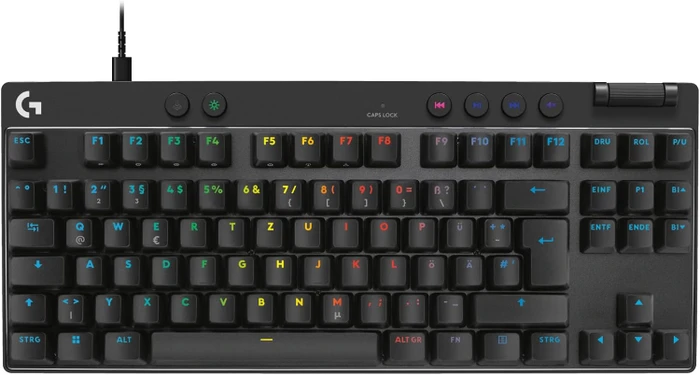 Logitech G PRO X TKL Rapid, schwarz, Magnetic Analog, USB, DE