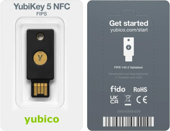 Yubico YubiKey 5 NFC FIPS, USB-A/NFC, 1 Stück