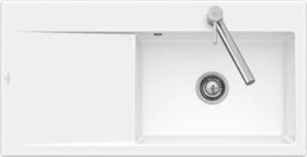 Villeroy & Boch Subway Style 60 Einbau Becken rechts mit Ablauffernbedienung almond