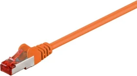 goobay Patchkabel, Cat6, S/FTP, RJ-45/RJ-45, 50m, orange