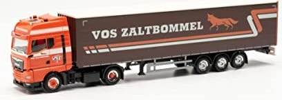 Herpa MAN TGX GX Gardinenplanen-Sattelzug Vos Zaltbommel