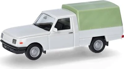 Herpa Wartburg 353 Trans '85 mit Plane elfenbein