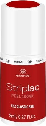 Alessandro StripLac Peel Or Soak Nagellack 122 classic red, 8ml