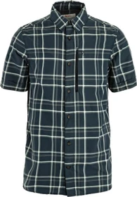 Fjällräven Abisko Hike Hemd kurzarm dark navy/chalk white (Herren)