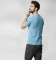 Fjällräven Abisko Wool Logo Funktionsshirt kurzarm dawn blue (Herren) Vorschaubild