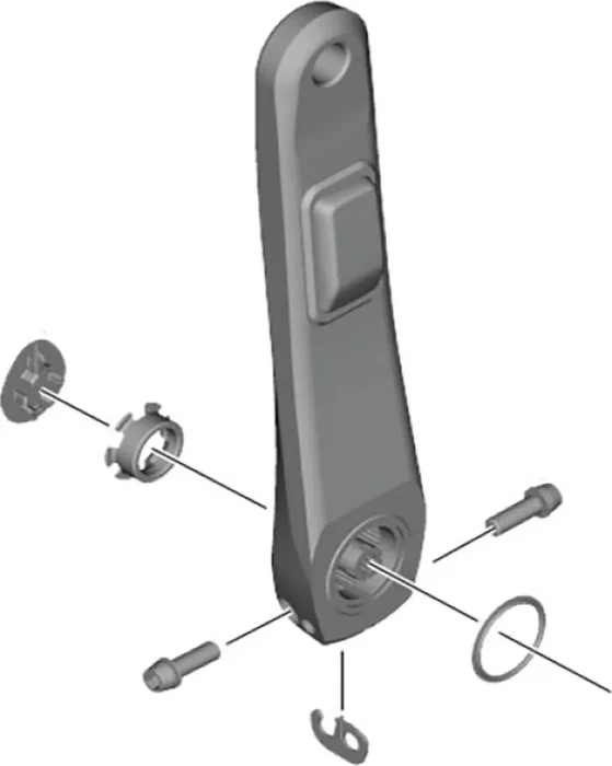 Shimano Ultegra R8100 Powermeter links 165mm Kurbelarm