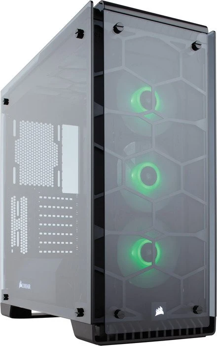 Corsair Crystal Series 570X RGB, schwarz, Glasfenster