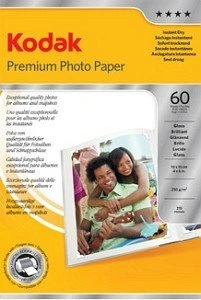 Kodak Premium Fotopapier weiß, 10x15cm, 240g/m², 60 Blatt